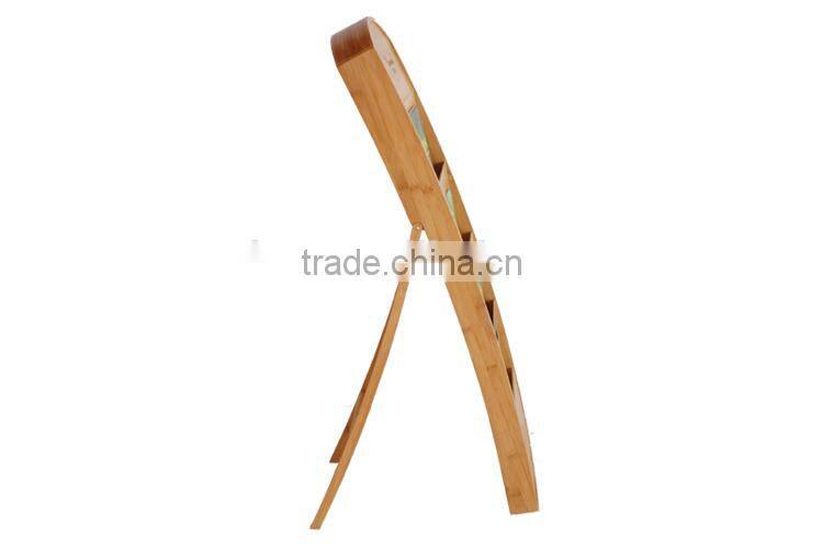 2014 X-shape nature bamboo/wood magazine racks/holders