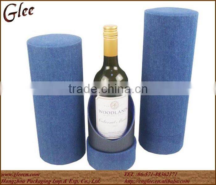 Custom Cardboard Cylinder Wine Box