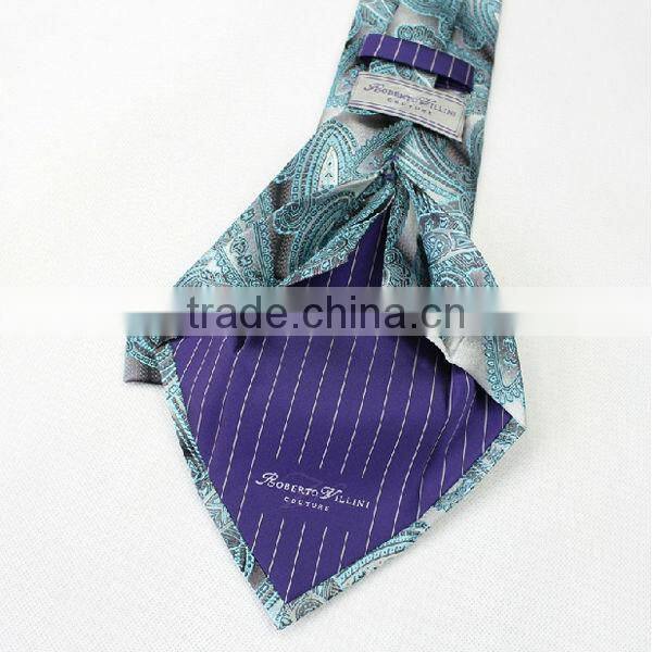 HD-7T69 Fashionable handmade Silk 7 fold neck tie OEM available