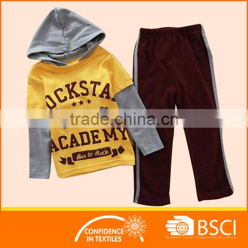 Kids Boy Hoodie and Jogging Pants/Winter Kids Clothes Set