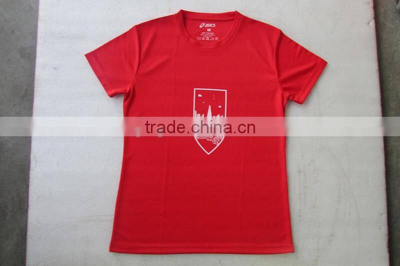 100%polyester micro mesh t-shirt ,wildlife marathon t-shirt with tiger printing