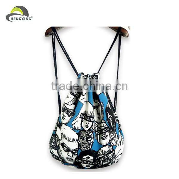 Custom Animal Print Fashin 2015 Sports Shopping Backpack Bag