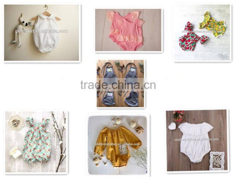 Baby Wear Clothes Toddler Romper Ruffle Bodysuits Sleeveless Baby Clothes