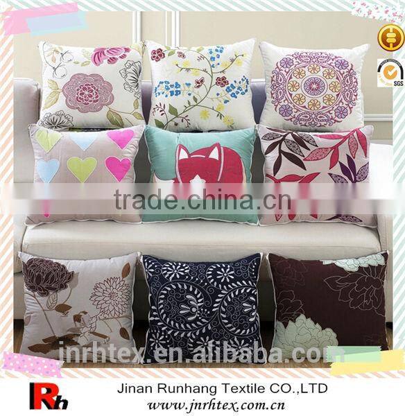 High quality custom cushion cover printed made in china