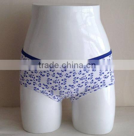 Casual Lady Women Multicolored Cotton Pleated Hem Panties Underwear Knickers