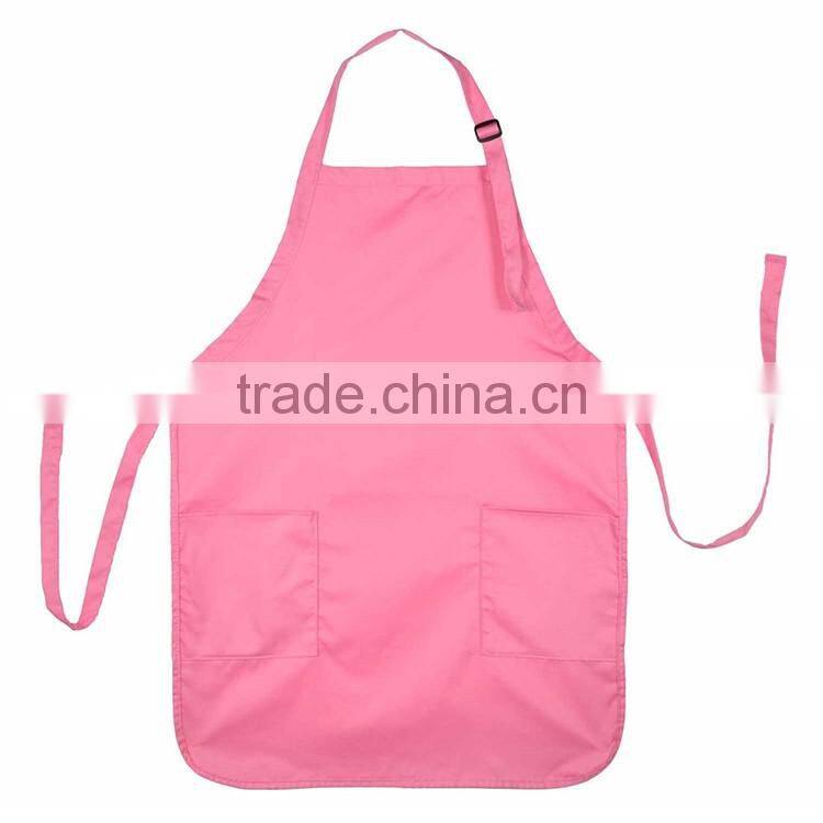 Bulk Cheap Price Heat Resistance Blank With Pocket Cooking Cotton Kitchen Apron