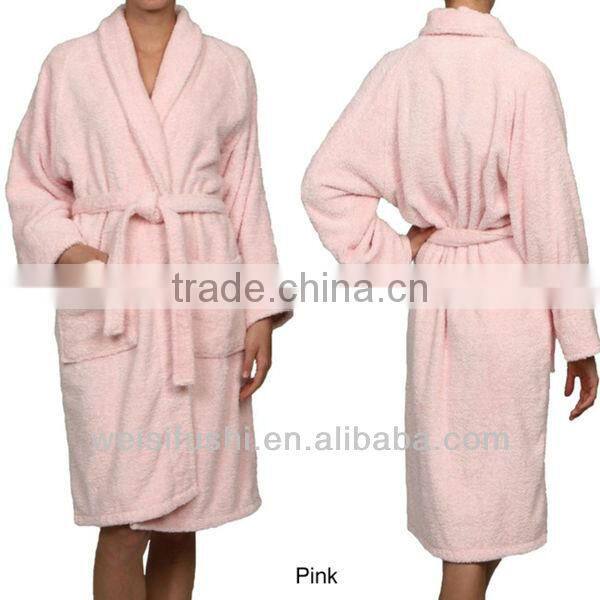 Custom Cotton Poly Unisex Terry Bath Robe