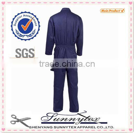 Mechanic Clothing Multi Function Mens Workwear Blue Work Coveralls