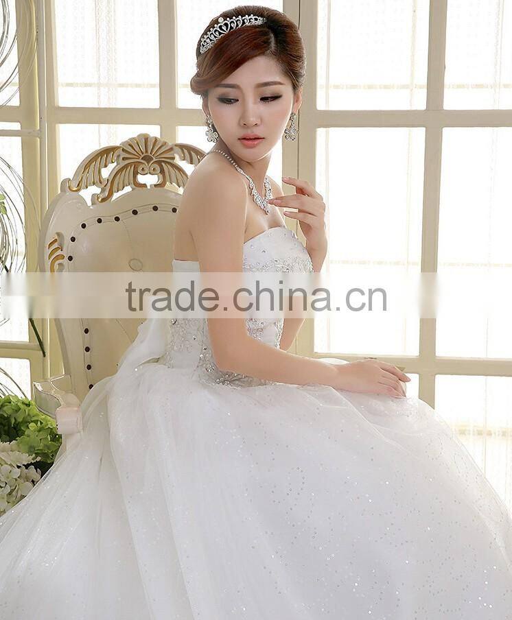 China custom made wedding dress low price guangzhou wedding dress