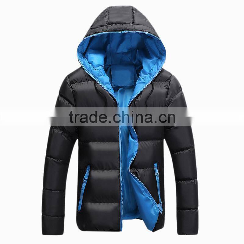 Men's Casual Fur Hooded Outwear Jacket