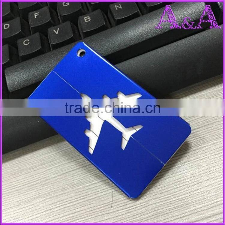 Cheap Price Customized PVC Luggage Tag, Airline Luggage Tag with Loop Strap, Hard Plastic Luggage Tag