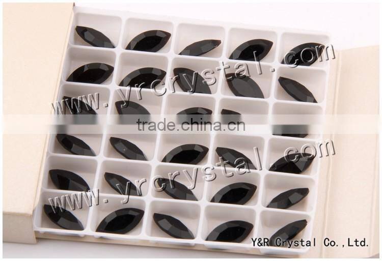 Jet crystal fancy stone crystal chaton