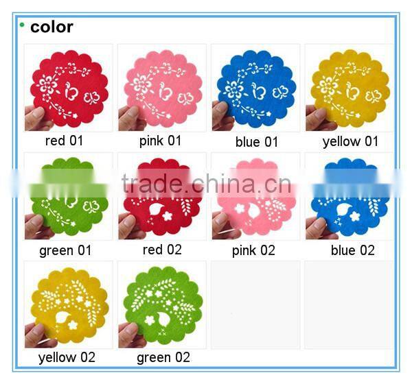 custom kitchen accessory heat protection dinner table plate mat