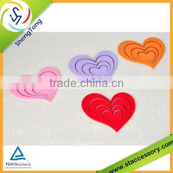 Heart shaped sticker creative wall sticker