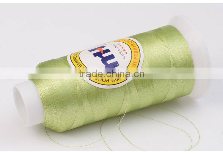 100% Polyester embroidery thread 150d 2 3200Y