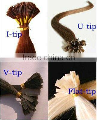 Wholesale unprosessed double drawn hair, hot selling cheap non remy double drawn bulk hair extension from China