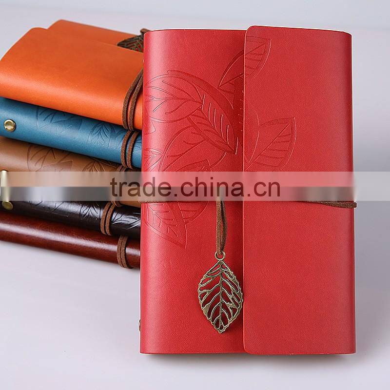 Wholesale customized Retro Vintage Leather String PU leather journal diary journey notebook