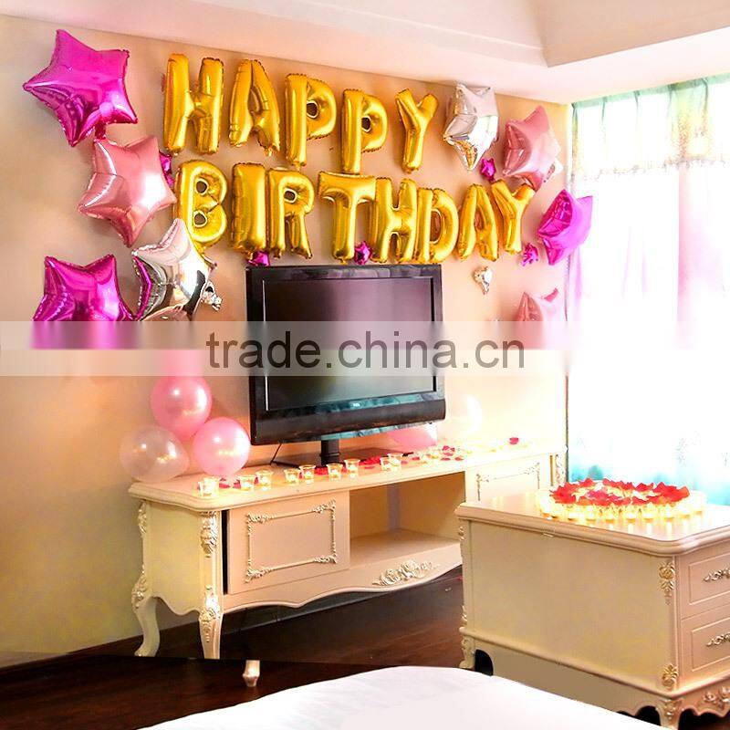 Hot sale foil helium balloon party decoration happy birthday balloons