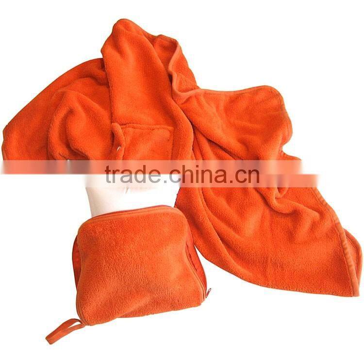 anti-pilling fleece airline blanket soft airplane blanket wholesale