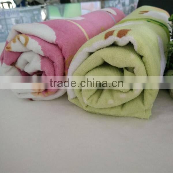 cotton velour reactive printed beach towels