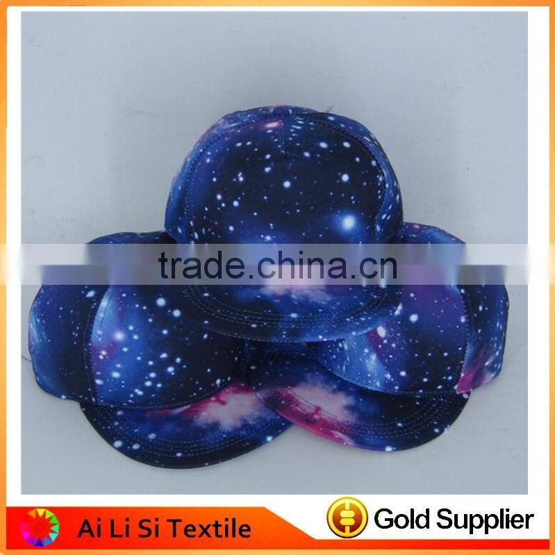 High Quality 3D Printed Galaxy Snapback Caps Galaxy Floral Printing Snapback Hats