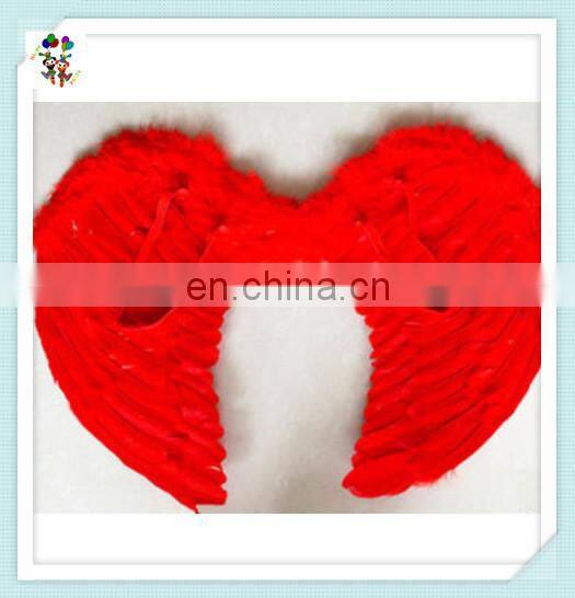 Adult Costume Cheap Large Red Feather Angel Wings HPC-0852