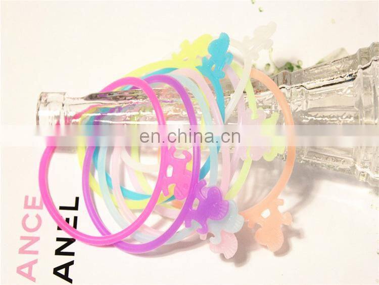 2014 Hot NEW Round Silicone Bracelet For Girls