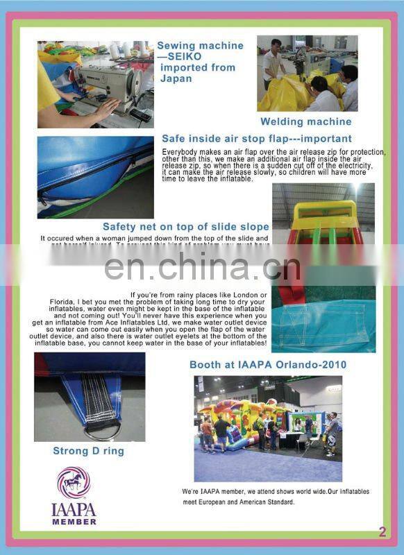 Inflatable water Obstacle course, inflatable water game in pool