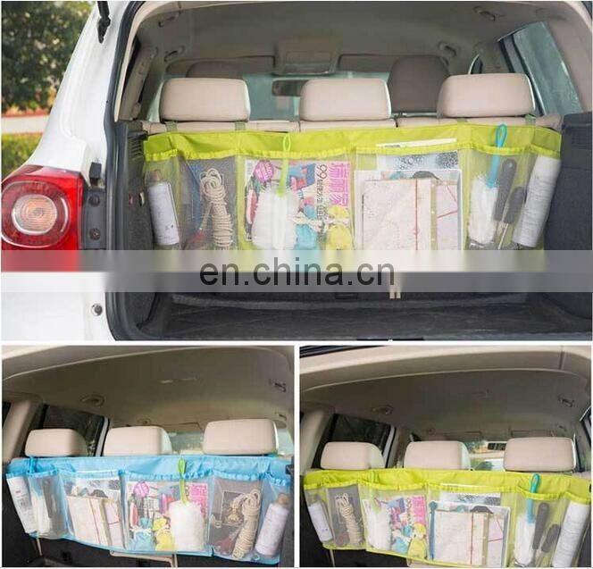 Car Trunk Seat Back Folding Oxford Organiser Multi-Pocket Auto Travel Hanging Storage Bag Car Seat Tidy Organizer Bag #SB0025