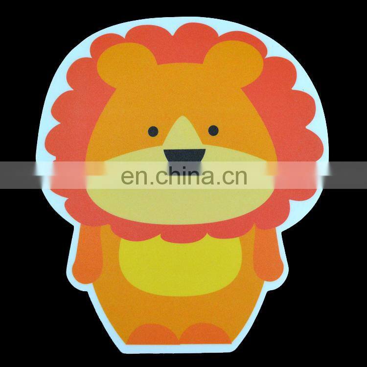 Die cut pvc surface EVA cartoon mouse mat