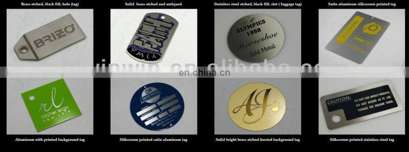 2013 electrical appliances nameplate/custom brass nameplates/nameplate wholesale/manufacturer
