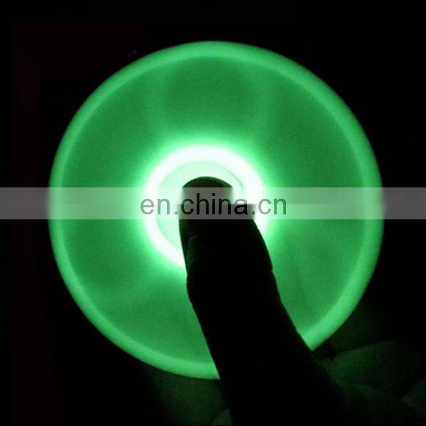 Glow in dark silicone fidget spinner