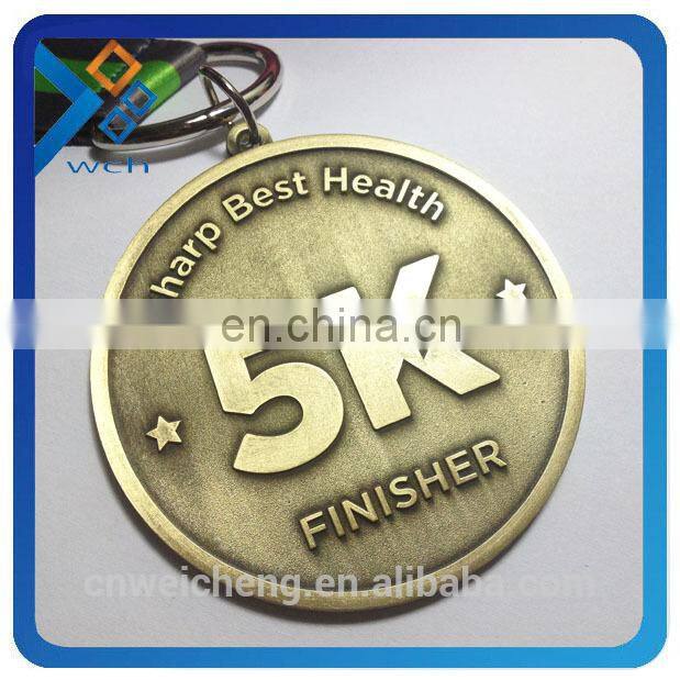 high quality custom running medals no minimum order