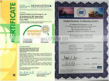 100% pure silk organza ruffled ribbon