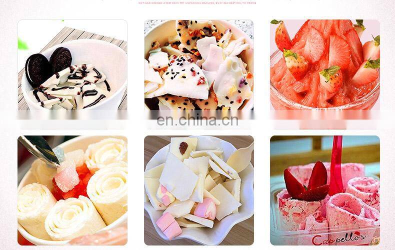 liquid nitrogen ice cream machine fruit juice milk ice maker machine fried ice cream roll machine