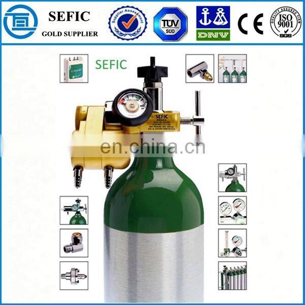 SEFIC Brand O2/N2O Gas Aluminium Cylinder with regulator