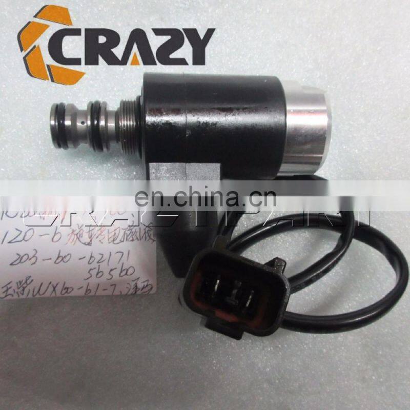 PC60-7 PC60-6 rotary solenoid valve 203-60-62171,excavator spare parts