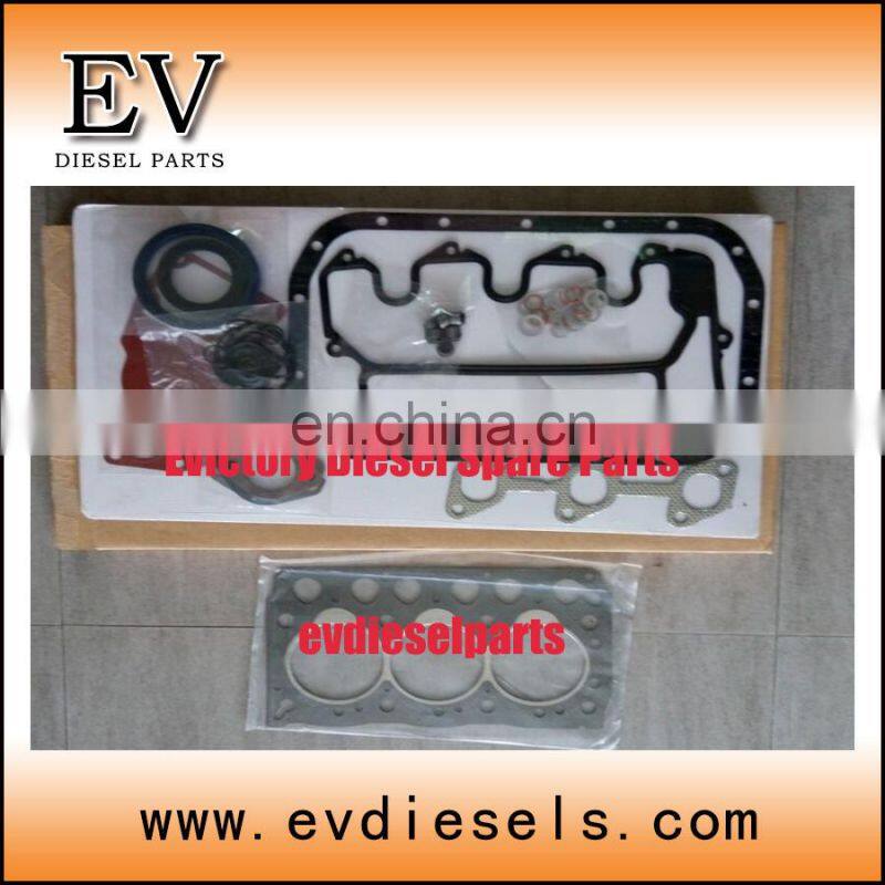 forklift engine 3AF1 complete gasket kit / full gasket set fit for ISUZU overhauling spare parts