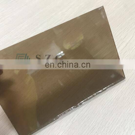 China factory 4mm 5mm solar cool bronze reflective window glass