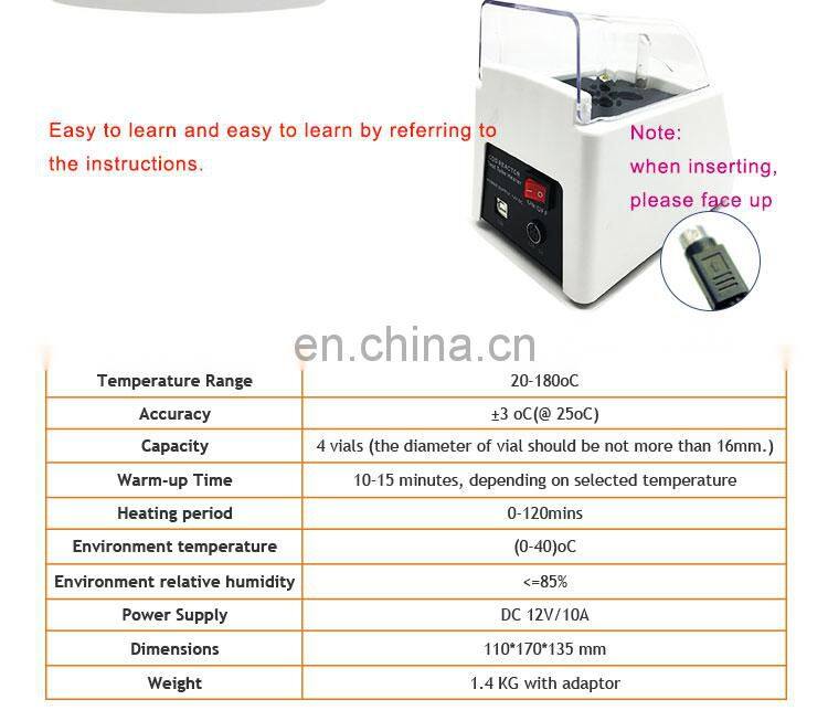 Factory price portable COD REACTOR and test tube heater