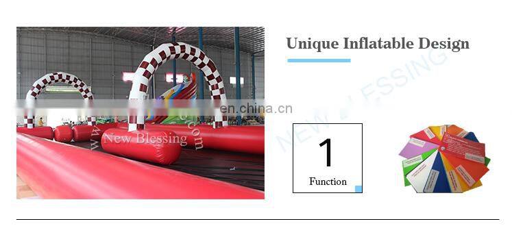2018 factory customized ATV/Quad/GoKarts track, inflatable car race track, inflatable race track for sale NB003-12