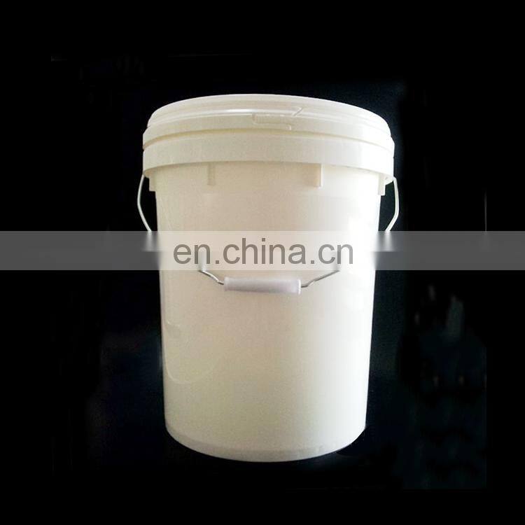 wholesale food grade 5 gallon white ice plastic buckets with lid