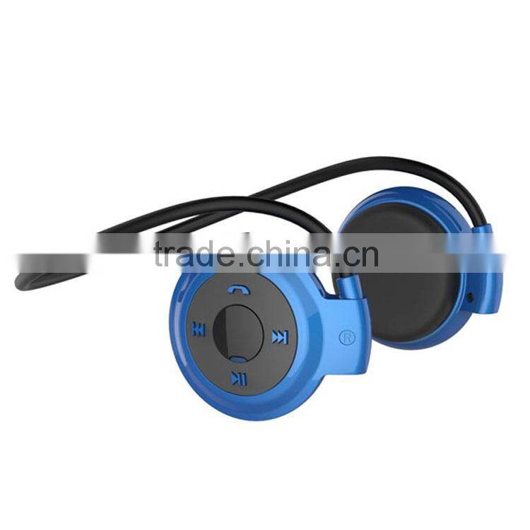 Bluetooth wireless headset stereo headphone(Blue)