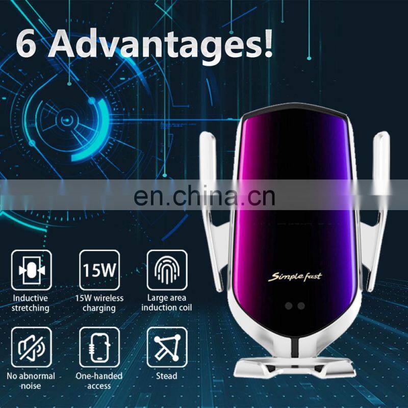 Car Mobile Phone Holder for Volvo S90 CC 2017 2018 2019 2020 Stand Wireless Charging Bracket Air Vent Car Accessories for iphone