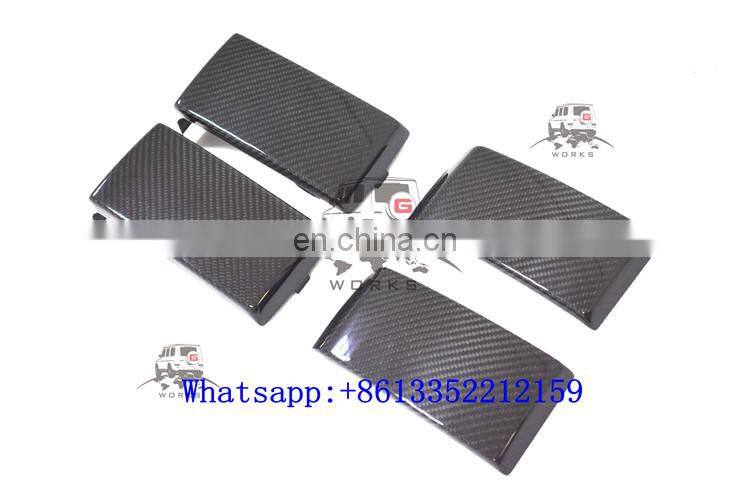 G class w464 G63 G500 eurocar style front bumper rear bumper cover for G wagon w463A G500 G63 dry carbon fiber bumper cover