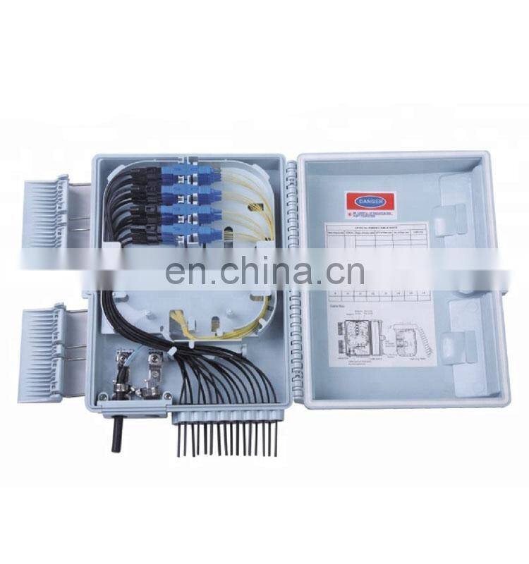 Indoor/outdoor ftth 16core optical termination otb fiber optic distribution terminal box