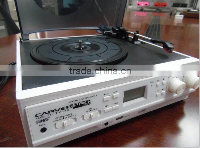 USB turntable,retro record turntable,usb encoding record player,retro alarm clock