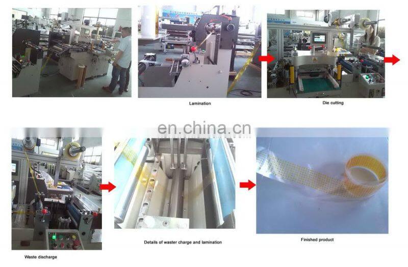 Aluminum foil sealing lid die cutting machine