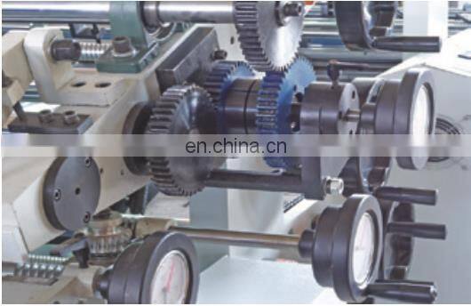 Automatic three in one flute laminating machine/5 layers E flute laminator/5 ply corrugated paper high speed flute laminator