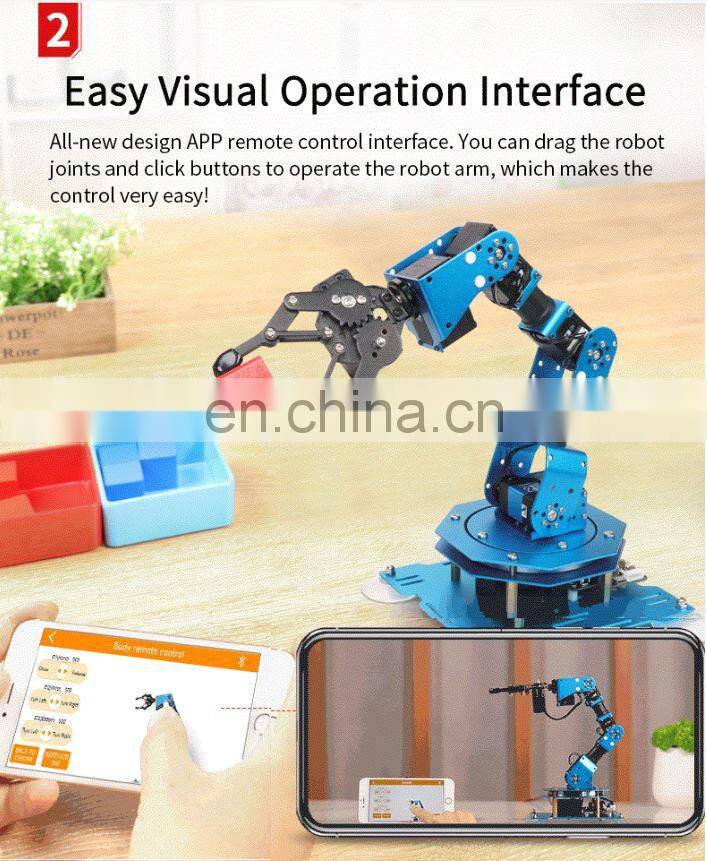 xArm 1S 5DOF Robot Arm Robotic Mechanical Arm with Bus Servos Torque 25KG For Programming (Assembled)